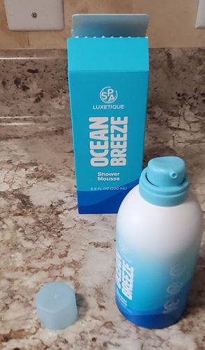 Customer photo review of Ocean Breeze Shower Mousse