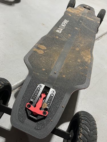 Customer photo review of Backfire Ranger X3 All Terrain Electric Skateboard with 1500W X2 Ultra High Power Ultra High Torque Motors and 12S High Voltage High Efficiency Electronic System