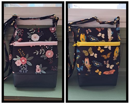 Customer photo review of Wanderlust Phone Bag Pattern