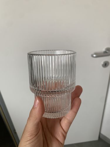 Customer photo review of RIFFLE GLASS SHORT | PARIS