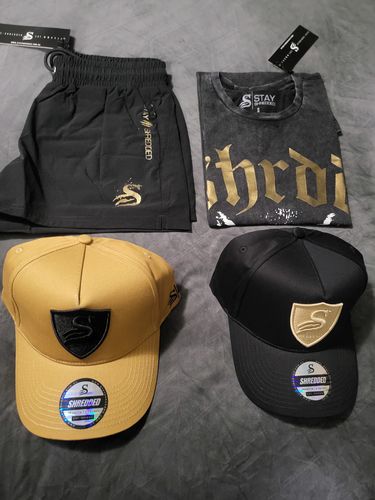 Customer photo review of Premium Crest A-Frame Cap - Stealth - Black / Gold
