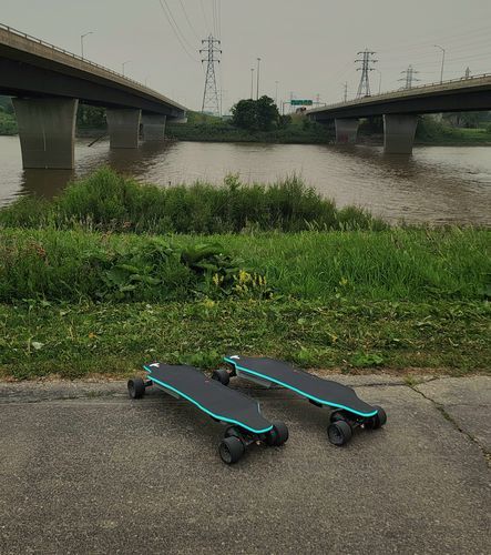 Customer photo review of Backfire Zealot X2 Gear Drive Electric Skateboard with Major V3 Remote