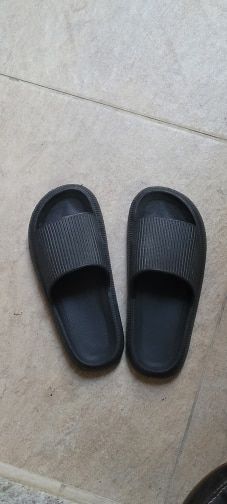 Customer photo review of Bliss Cloud Slides Sandals