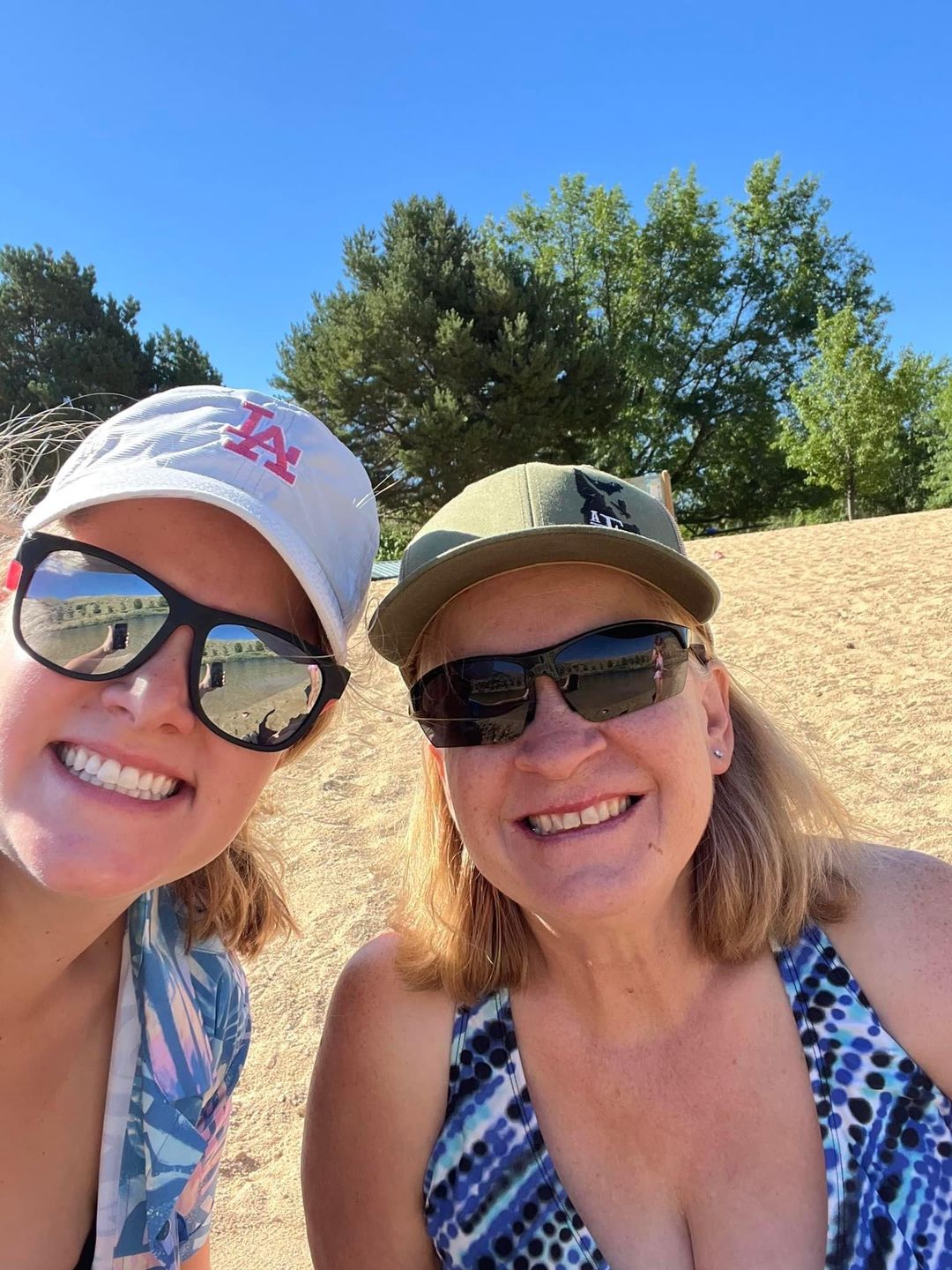 Customer photo review of Electric Pink Cabana Shades