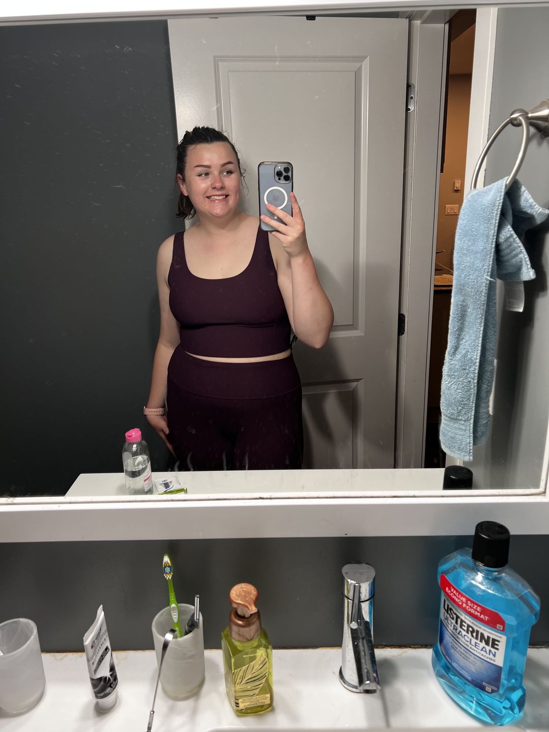 Customer photo review of Ribbed Sports Bra