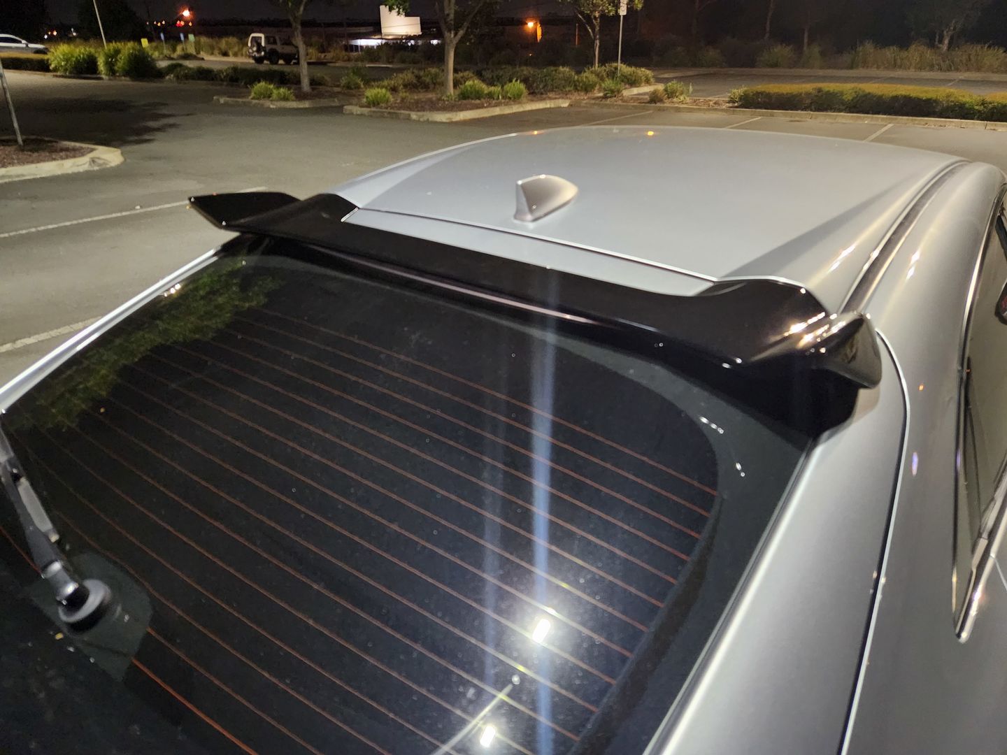 Customer photo review of 2017-2020 Honda Civic Hatchback Rear Roof Wing Spoiler