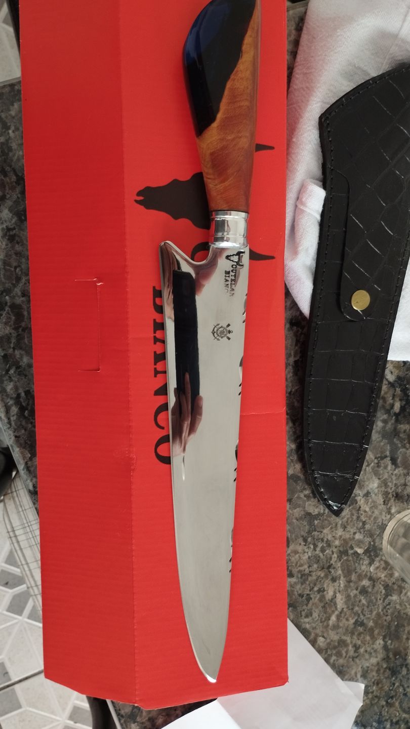 Customer photo review of Faca Artesanal Agro É TOP