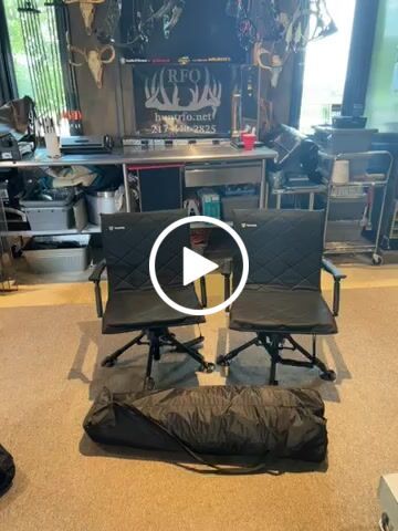 Customer video review of TideWe Hunting Chair Adjustable Height 360°  Swivel Blind Chair With Armrests