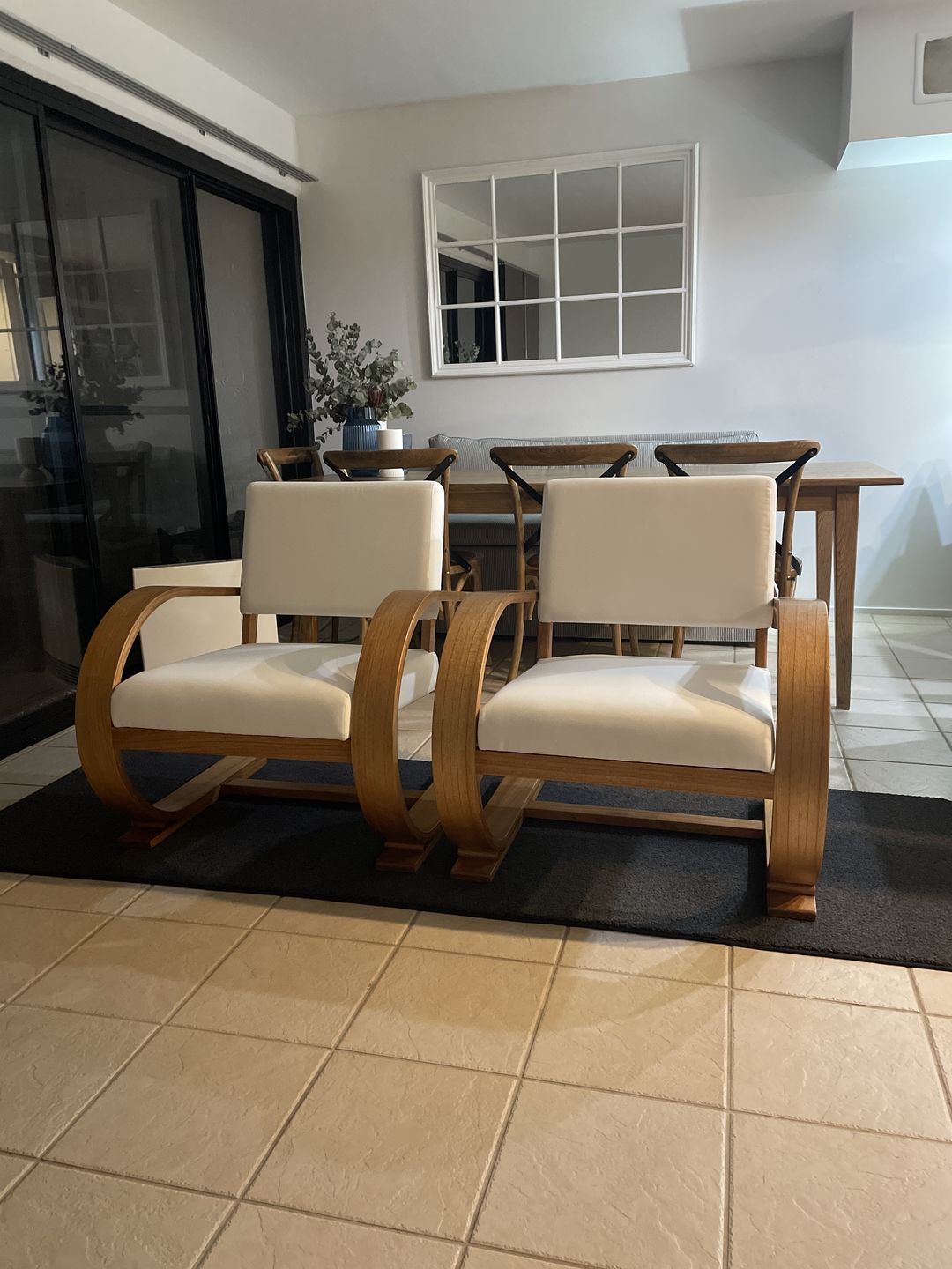 Customer photo review of French Modernist Armchair | Soft White