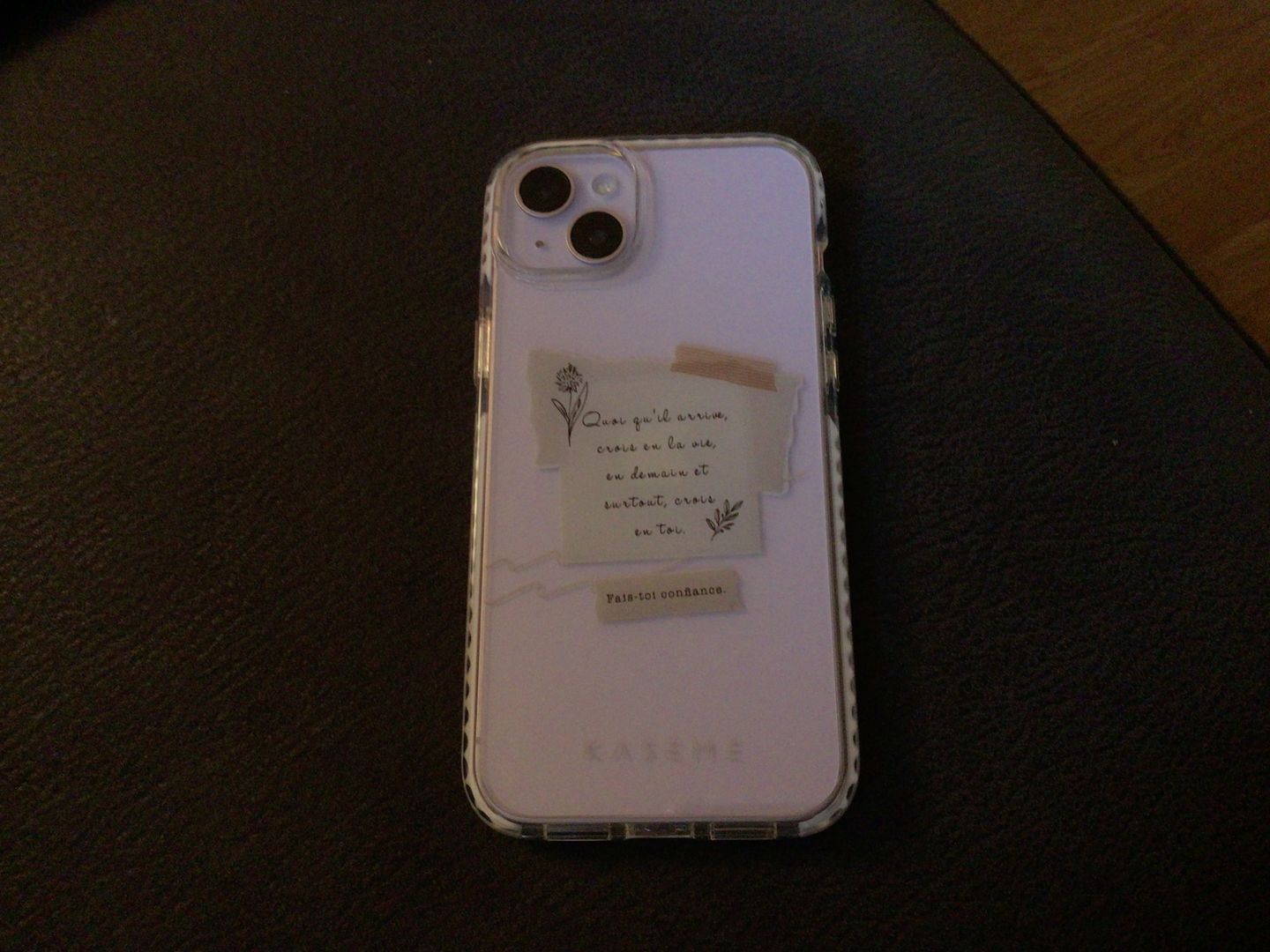 Customer photo review of Foi Clear Case