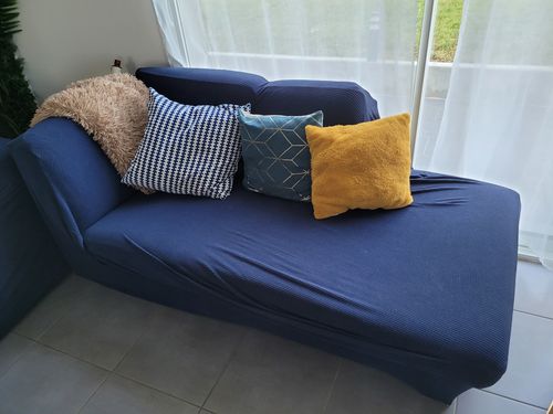 Customer photo review of Bleu marine - Housse de Canapé Imperméable
