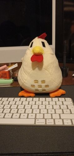 Customer photo review of Kawaii Stardew Valley Chicken Plushie