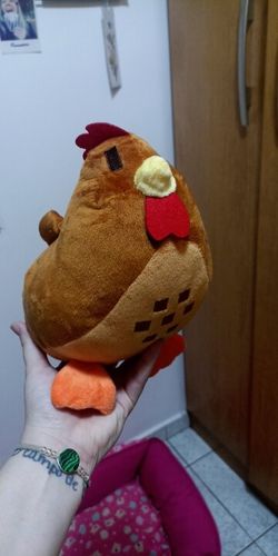 Customer photo review of Kawaii Stardew Valley Chicken Plushie