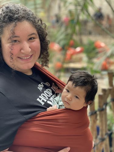 Customer photo review of Mama's Bonding Comforter