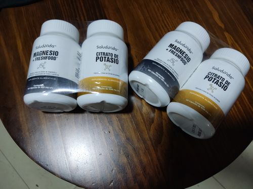 Customer photo review of Pack Citratos - Citrato de Magnesio 100 y Citrato de Potasio 60 cápsulas