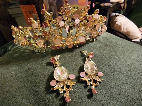 Customer photo review of Princess Whimsy Tiara