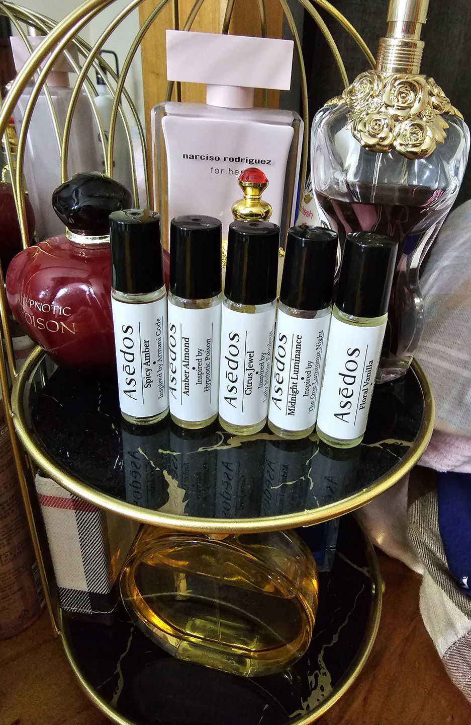 Customer photo review of AMBER ALMOND PERFUME OIL