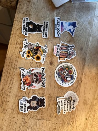 Customer photo review of STICKER CLUB | Monthly Subscription