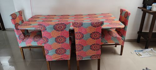 Customer photo review of DivineTrendz Exclusive - Multi-Coloured Vintage Elastic Chair & Table Cover