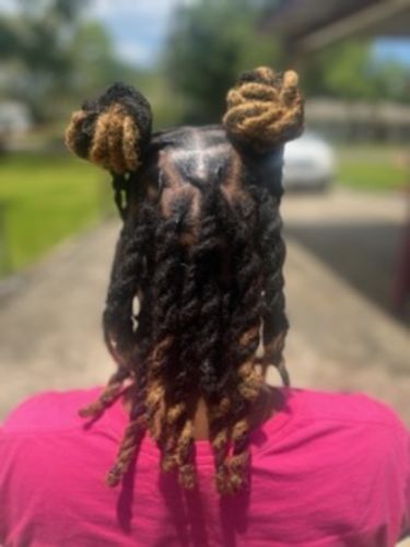 Customer photo review of Sleek Locs Retwist Gel