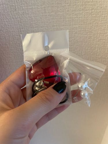 Customer photo review of THE GLASS HEART PENDANT