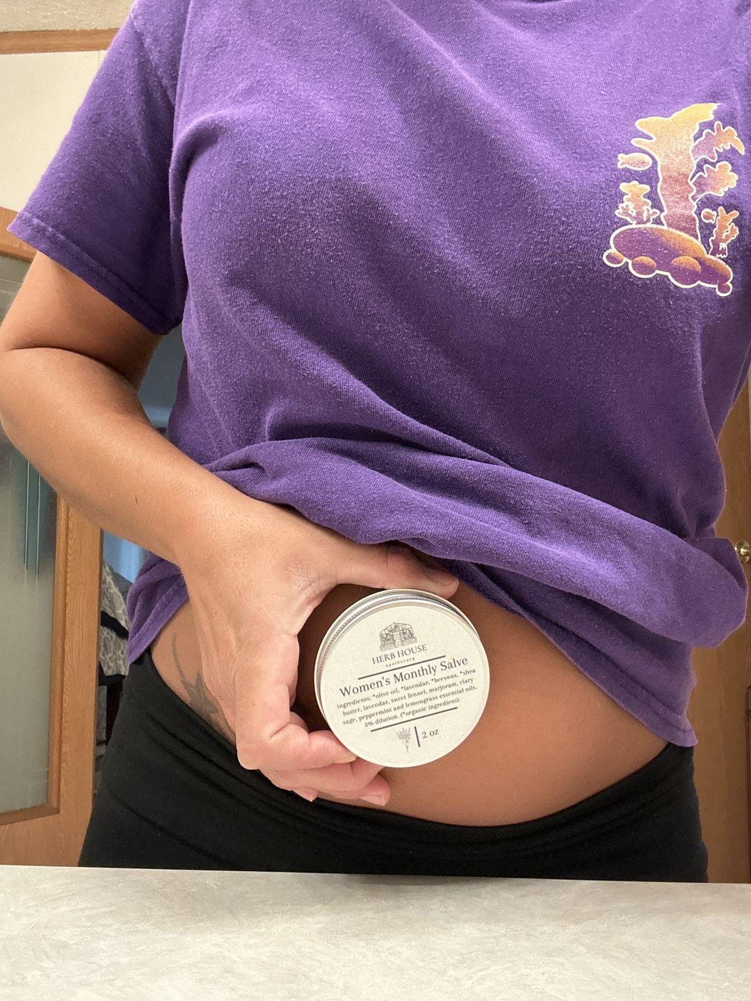 Customer photo review of Women's Monthly Salve