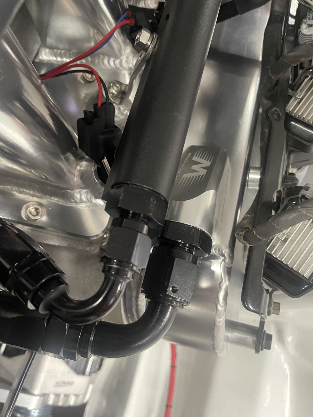 Customer photo review of Motion Raceworks Billet Valve Cover Breathers Clear Anodized (Pair) 32-120 PAIR