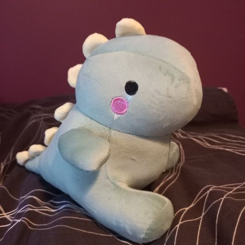 Customer photo review of Taco, Taki & Tabi The Dino Family Plushies