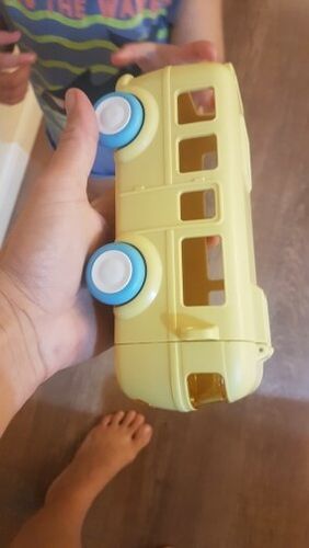 Customer photo review of Kletshuts™ WaterBottle - Bærbar Vandflaske i Busform