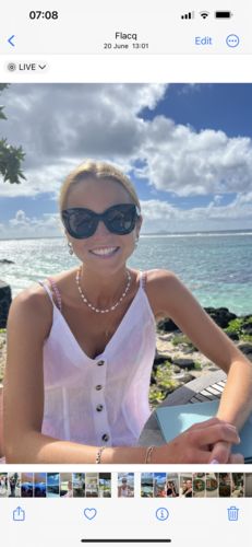 Customer photo review of Pearl + Letter Set