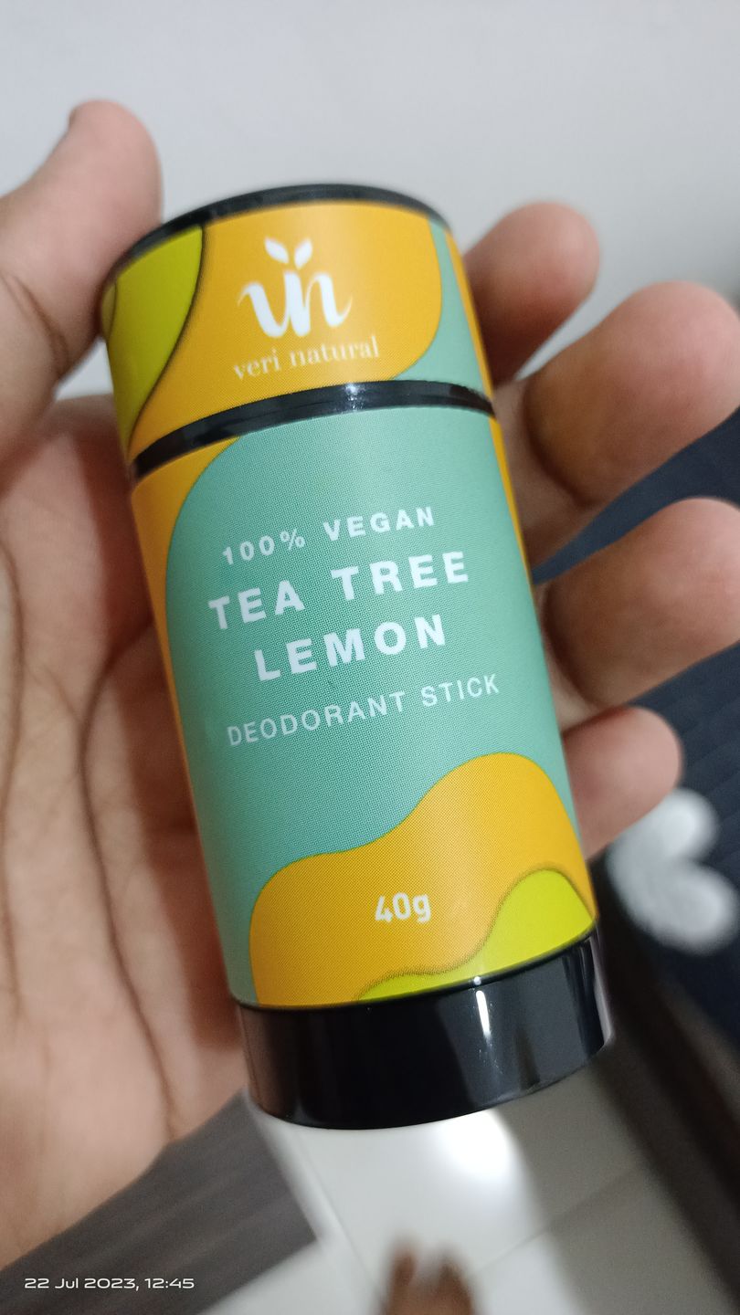Customer photo review of Veri Natural Deodorant Stick