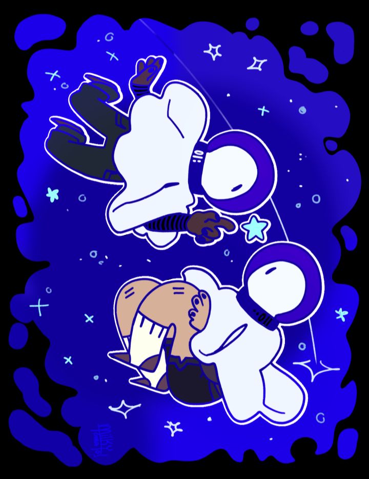 Customer photo review of Space Ghost Coloring Page PDF
