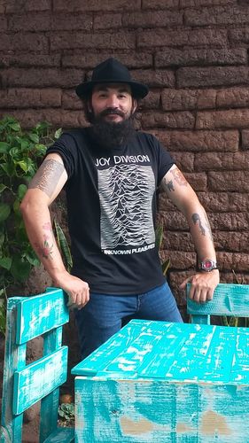 Customer photo review of Playera Joy Division Unknown Pleasures