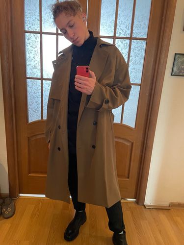 Customer photo review of GS No. 12 Autumn Trench Coat