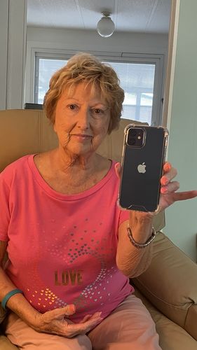 Customer photo review of Clear Protective iPhone Case