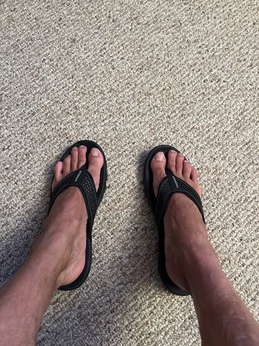 Customer photo review of Wide Toe Slippers - Ramble Lite