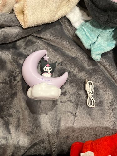 Customer photo review of Sanrio Moon Shaped Desk Light