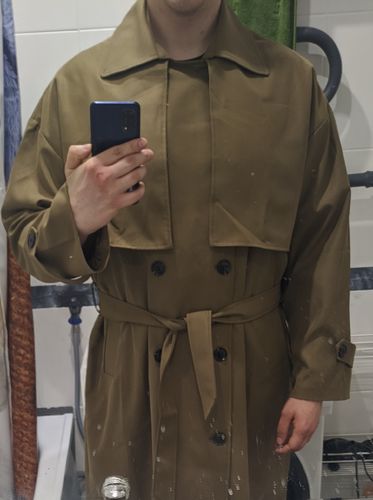 Customer photo review of GS No. 12 Autumn Trench Coat