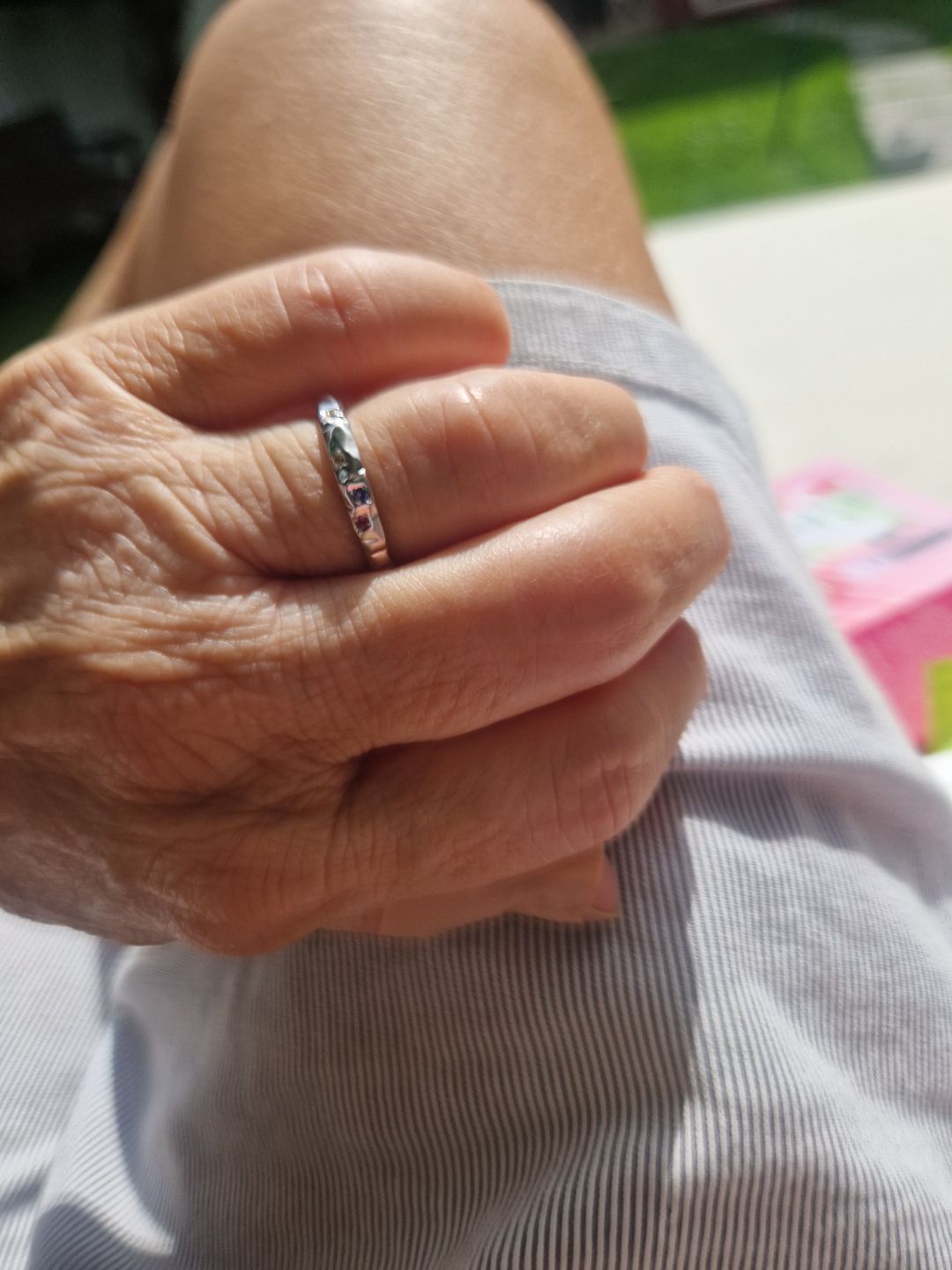 Customer photo review of Candy Slim Band Ring