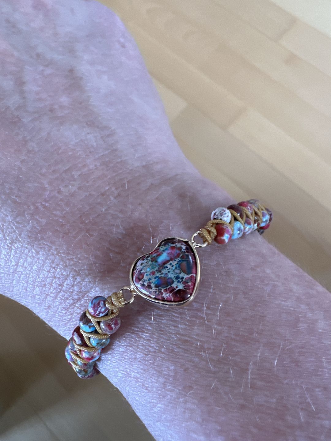 Customer photo review of HERZ Armband Jaspis
