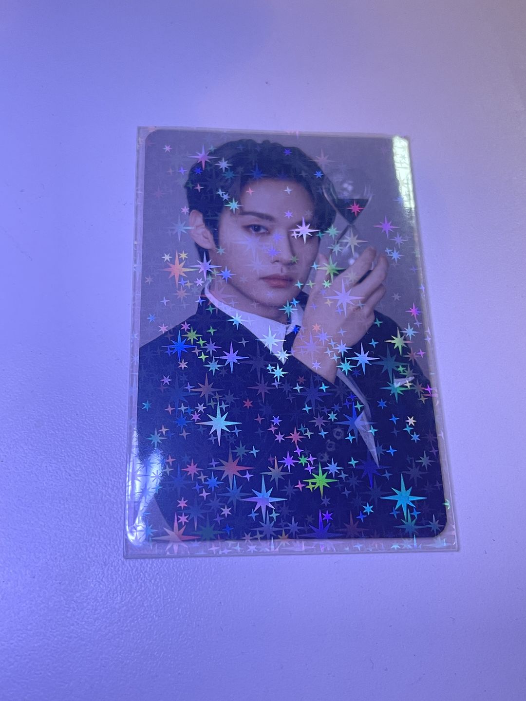 Customer photo review of PREMIUM HOLOGRAPHIC PHOTOCARD SLEEVES - STAR VERSION