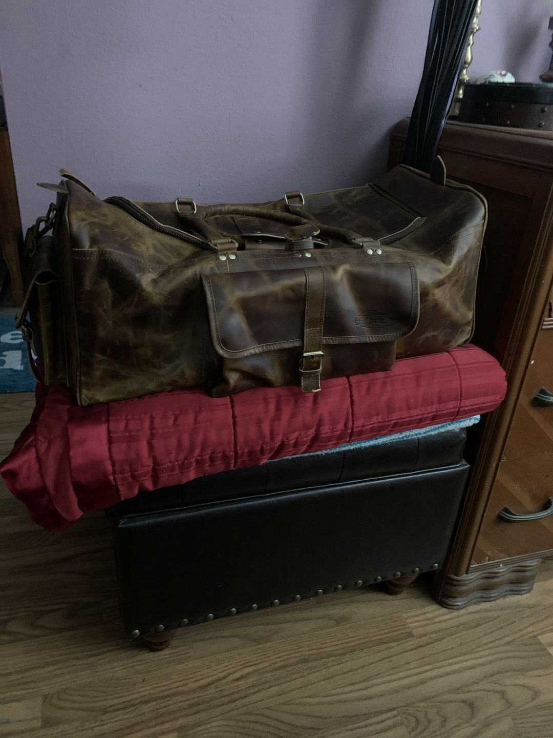 Customer photo review of Roosevelt Buffalo Weekender