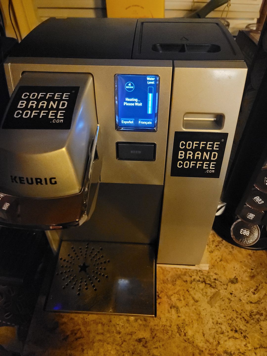Customer photo review of Premium Medium Roast Kcups