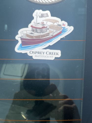 Customer photo review of Custom Boat Stickers