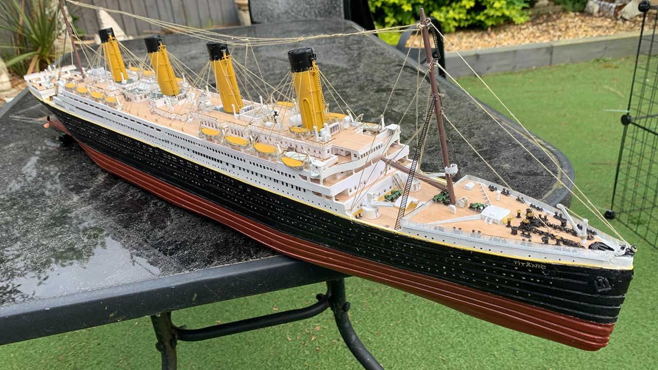 Customer photo review of Maqueta Barco Titanic