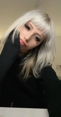 Customer photo review of Darknight Black Contact Lenses(12 months of use)