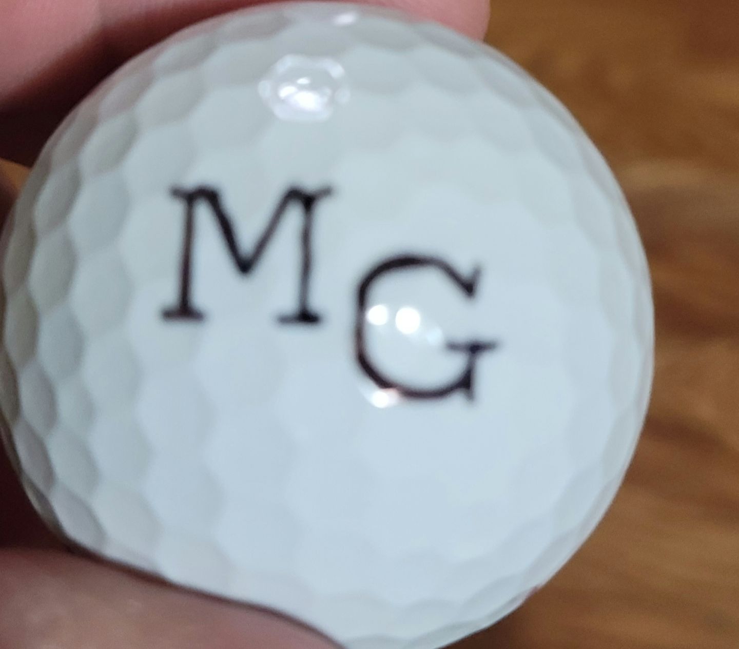 Customer photo review of Offset Initials