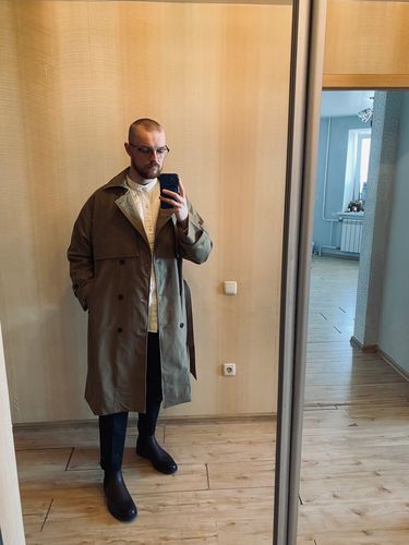 Customer photo review of GS No. 12 Autumn Trench Coat