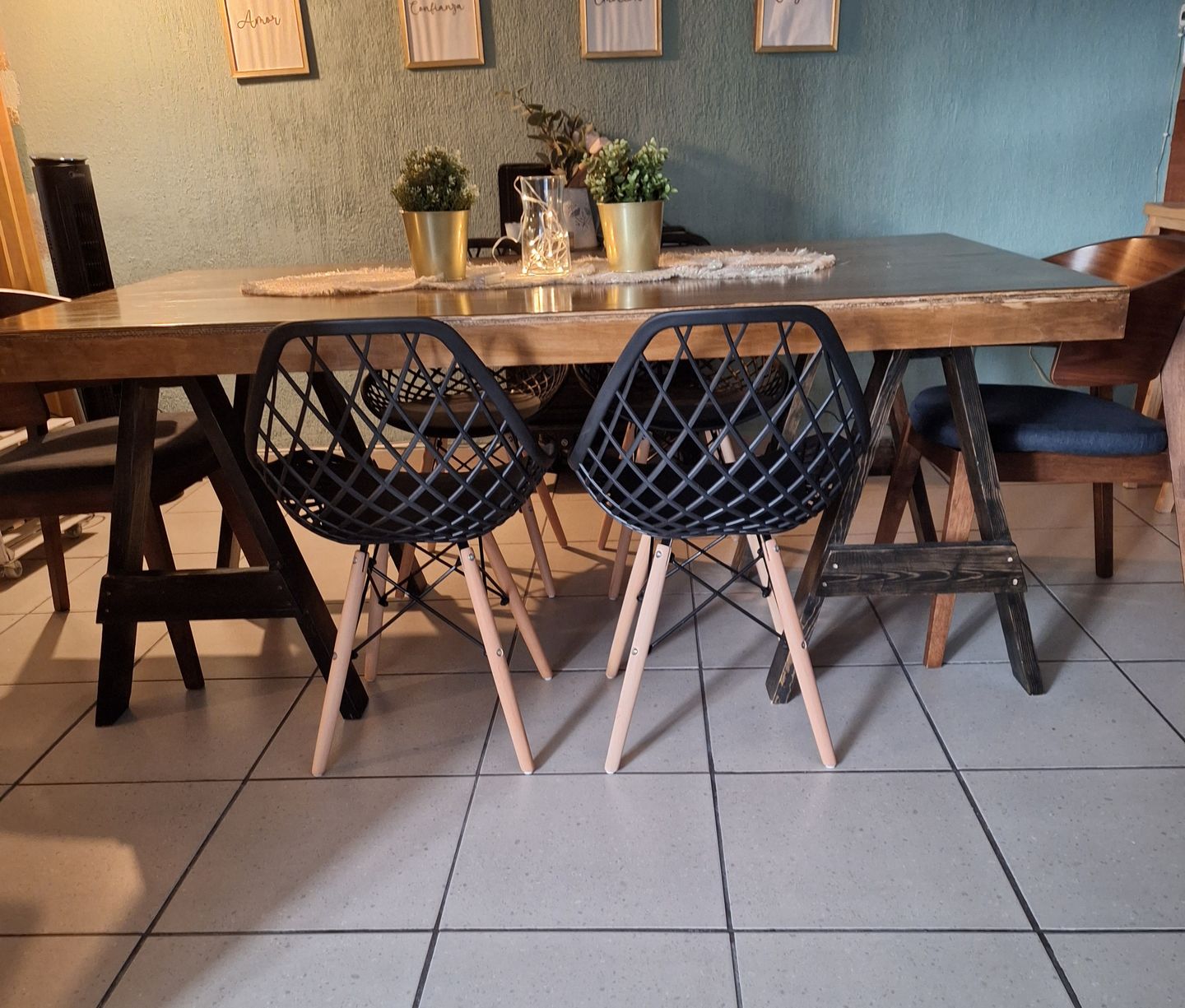 Customer photo review of Set de 4 Sillas Oslo Vento