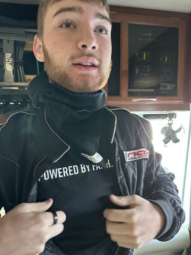 Customer photo review of Powered By Faith Performance Tee